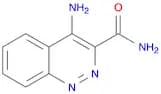 3-Cinnolinecarboxamide, 4-amino-