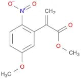 Benzeneacetic acid, 5-methoxy-a-methylene-2-nitro-, methyl ester