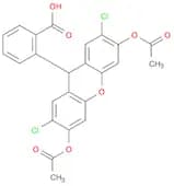 Benzoic acid, 2-[3,6-bis(acetyloxy)-2,7-dichloro-9H-xanthen-9-yl]-