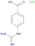 Benzoic acid, 4-​[(aminoiminomethyl)​amino]​-​, hydrochloride (1:1)