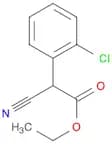 Benzeneacetic acid, 2-chloro-a-cyano-, ethyl ester