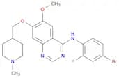 N-(4-bromo-2-fluorophenyl)-6-methoxy-7-[(1-methylpiperidin-4-yl)methoxy]quinazolin-4-amine