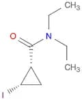 Cyclopropanecarboxamide, N,N-diethyl-2-iodo-, (1R,2R)-rel-
