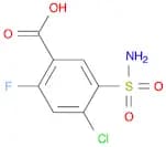 Benzoic acid, 5-(aminosulfonyl)-4-chloro-2-fluoro-