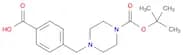 4-[[4-[(2-methylpropan-2-yl)oxycarbonyl]piperazin-1-yl]methyl]benzoic acid