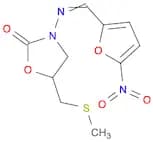 2-Oxazolidinone,5-[(methylthio)methyl]-3-[[(5-nitro-2-furanyl)methylene]amino]-