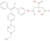 Ethanamine, 2-[4-(2-chloro-1,2-diphenylethenyl)phenoxy]-N,N-diethyl-,2-hydroxy-1,2,3-propanetricar…