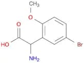 2-Amino-2-(5-bromo-2-methoxyphenyl)acetic acid