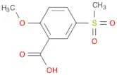 Benzoic acid, 2-methoxy-5-(methylsulfonyl)-