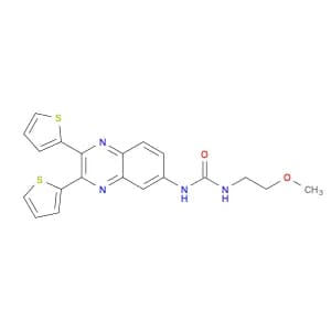 1-(2,3-Di(thiophen-2-yl)quinoxalin-6-yl)-3-(2-methoxyethyl)urea