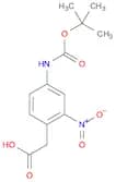 2-(4-((tert-Butoxycarbonyl)amino)-2-nitrophenyl)acetic acid