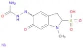 1H-Indole-2-sulfonic acid,5-[(aminocarbonyl)hydrazono]-2,3,5,6-tetrahydro-1-methyl-6-oxo-,monosodi…