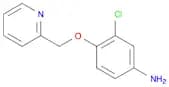 Benzenamine, 3-chloro-4-(2-pyridinylmethoxy)-