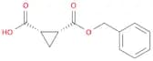 1,2-Cyclopropanedicarboxylic acid, mono(phenylmethyl) ester, cis-