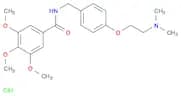 Benzamide,N-[[4-[2-(dimethylamino)ethoxy]phenyl]methyl]-3,4,5-trimethoxy-,monohydrochloride