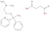 Butanedioic acid, compd. withN,N-dimethyl-2-[1-phenyl-1-(2-pyridinyl)ethoxy]ethanamine (1:1)OTHER …