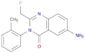4(3H)-Quinazolinone, 6-amino-2-(fluoromethyl)-3-(2-methylphenyl)-