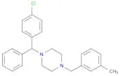 1-[(4-chlorophenyl)(phenyl)methyl]-4-[(3-methylphenyl)methyl]piperazine