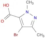 1H-Pyrazole-5-carboxylic acid, 4-bromo-1,3-dimethyl-