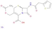 5-Thia-1-azabicyclo[4.2.0]oct-2-ene-2-carboxylic acid,3-[(acetyloxy)methyl]-8-oxo-7-[(2-thienylace…