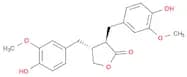 2(3H)-Furanone, dihydro-3,4-bis[(4-hydroxy-3-methoxyphenyl)methyl]-,(3R,4R)-