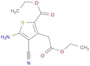 Ethyl 5-amino-4-cyano-3-(2-ethoxy-2-oxoethyl)thiophene-2-carboxylate