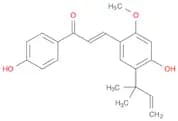 2-Propen-1-one,3-[5-(1,1-dimethyl-2-propenyl)-4-hydroxy-2-methoxyphenyl]-1-(4-hydroxyphenyl)-, (2E…