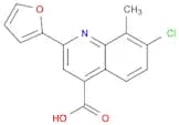 7-chloro-2-(2-furyl)-8-methylquinoline-4-carboxylic acid