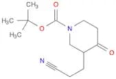 tert-Butyl 3-(2-cyanoethyl)-4-oxopiperidine-1-carboxylate