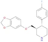 Piperidine, 3-[(1,3-benzodioxol-5-yloxy)methyl]-4-(4-fluorophenyl)-,(3S,4R)-