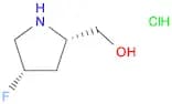 ((2S,4S)-4-Fluoropyrrolidin-2-yl)methanol HCl