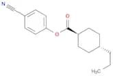 Cyclohexanecarboxylic acid, 4-propyl-, 4-cyanophenyl ester, trans-