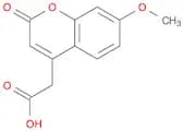 2H-1-Benzopyran-4-acetic acid, 7-methoxy-2-oxo-
