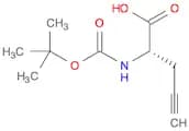 4-Pentynoic acid, 2-[[(1,1-dimethylethoxy)carbonyl]amino]-, (2S)-