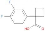 Cyclobutanecarboxylic acid, 1-(3,4-difluorophenyl)-