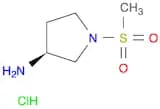 3-Pyrrolidinamine, 1-(methylsulfonyl)-, monohydrochloride, (3S)-