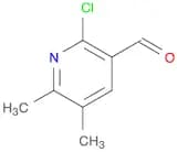 3-Pyridinecarboxaldehyde, 2-chloro-5,6-dimethyl-