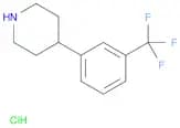 4-(3-Trifluoromethylphenyl)piperidine, HCl