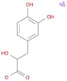 Benzenepropanoic acid, a,3,4-trihydroxy-, monosodium salt
