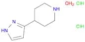 Piperidine, 4-(1H-pyrazol-3-yl)-, dihydrochloride