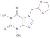 7-(1,3-Dioxolan-2-ylmethyl)-3,7-dihydro-1,3-dimethyl-1H-purine-2,6-dione