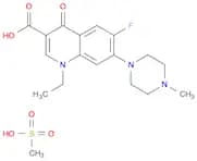 1-Ethyl-6-fluoro-1,4-dihydro-7-(4-methyl-1-piperazinyl)-4-oxo-3-quinolinecarboxylic acid, monometh…