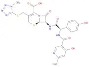 (7R)-7-[[(2R)-2-(4-hydroxyphenyl)-2-[(6-methyl-4-oxo-1H-pyridine-3-carbonyl)amino]acetyl]amino]-3-…