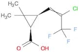 Cyclopropanecarboxylic acid,3-(2-chloro-3,3,3-trifluoro-1-propenyl)-2,2-dimethyl-, (1R,3R)-rel-