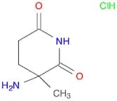 2,6-Piperidinedione, 3-amino-3-methyl-, monohydrochloride