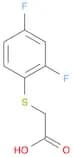 2-[(2,4-difluorophenyl)sulfanyl]acetic acid