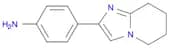 4-(5H,6H,7H,8H-Imidazo[1,2-a]pyridin-2-yl)aniline