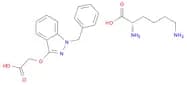 (2S)-2,6-diaminohexanoic acid; 2-[(1-benzyl-1H-indazol-3-yl)oxy]acetic acid