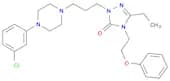 3H-1,2,4-Triazol-3-one,2-[3-[4-(3-chlorophenyl)-1-piperazinyl]propyl]-5-ethyl-2,4-dihydro-4-(2-phe…