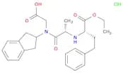 Glycine, N-[(1S)-1-(ethoxycarbonyl)-3-phenylpropyl]-L-alanyl-N-(2,3-dihydro-1H-inden-2-yl)-, hydro…